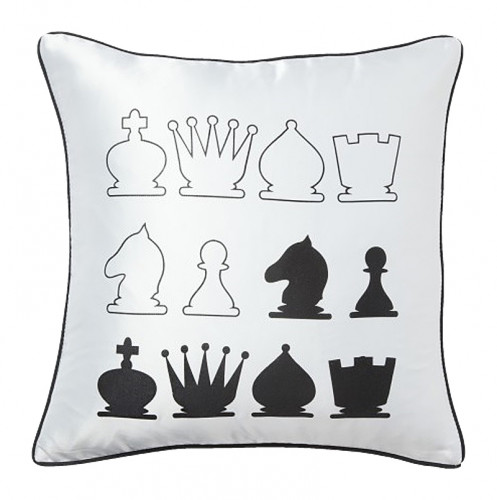 подушка с шахматами chess white в Сыктывкаре