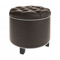 пуф круглый modena brown коричневый в Сыктывкаре