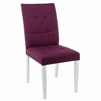 стул деревянный madina white / fabric purple в Сыктывкаре