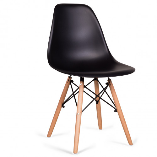 стул деревянный pc-015 черный (eames style) в Сыктывкаре