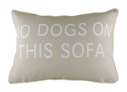 подушка с надписью no dogs on this sofa в Сыктывкаре