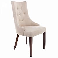 стул деревянный elegance dark walnut / fabric cream в Сыктывкаре
