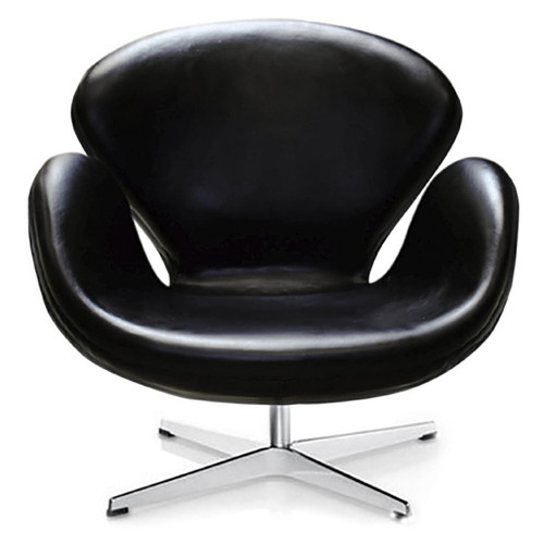 кресло swan chair черное в Сыктывкаре