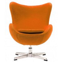 детское кресло egg chair оранжевое в Сыктывкаре