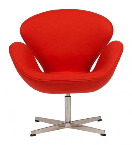 кресло swan chair кашемир красное в Сыктывкаре