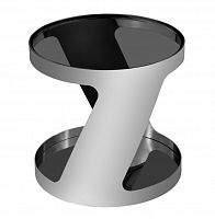 столик журнальный height black silver хром в Сыктывкаре