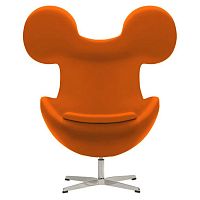 кресло egg mickey оранжевое в Сыктывкаре