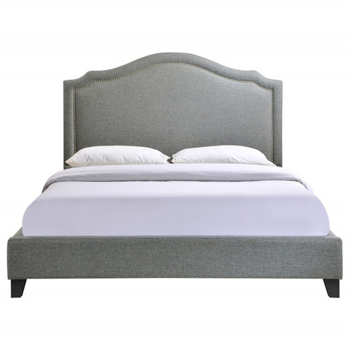 кровать двуспальная 180х200 серая cassis upholstered в Сыктывкаре