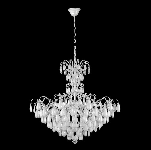 подвесная люстра crystal lux sevilia sp9 silver в Сыктывкаре
