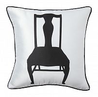 подушка с изображением стула chair white в Сыктывкаре