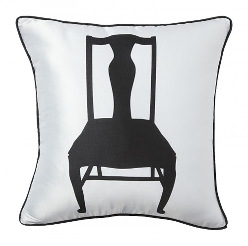 подушка с изображением стула chair white в Сыктывкаре