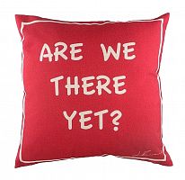 подушка с надписью are we there yet? в Сыктывкаре