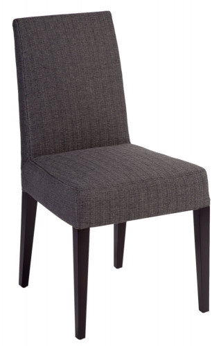 стул aylso dining chair кожа тёмно-серая в Сыктывкаре