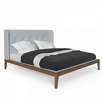 кровать полутораспальная 140x200 светло-серая fly soft new в Сыктывкаре
