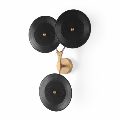 настенный светильник branching discs чёрный в Сыктывкаре
