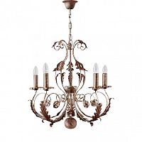 люстра 4962/5_v0580 от mm lampadari коричневая в Сыктывкаре