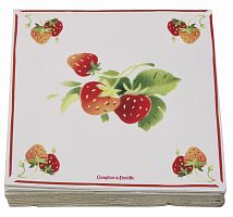 салфетки бумажные клубника comptoir de famille в Сыктывкаре
