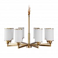 люстра brch9040-8 от delight collection белая/золото в Сыктывкаре