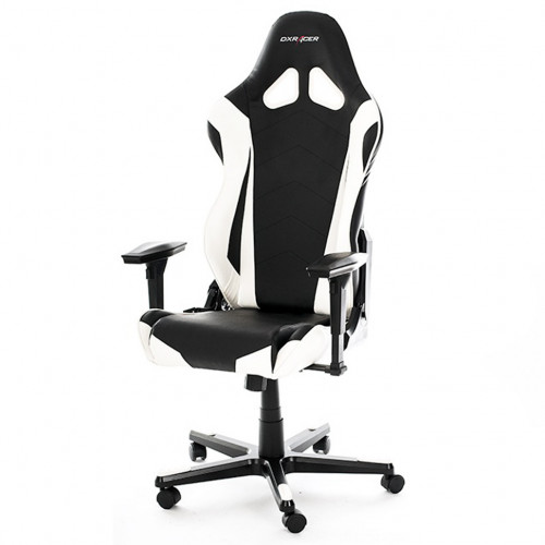кресло геймерское dxracer racing черно-белое в Сыктывкаре