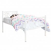 кованая кровать детская 80х190 белая лацио kids в Сыктывкаре