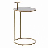 стол glass circle золотой, черный в Сыктывкаре