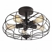 потолочная люстра divinare cottero 5002/05 pl-5 серая в Сыктывкаре