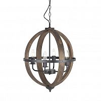 люстра на 4 рожка коричневого цвета в Сыктывкаре