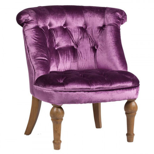 кресло sophie tufted slipper chair сиреневое в Сыктывкаре