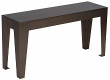 стол журнальный hermes black glass 100 см черный в Сыктывкаре
