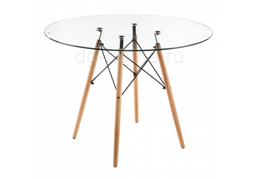 стол стеклянный nixon (eames style) натуральное дерево в Сыктывкаре