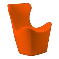 кресло papilio lounge chair оранжевое в Сыктывкаре