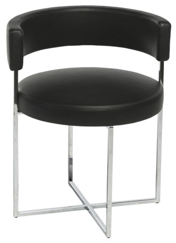стул sirio black leather в Сыктывкаре