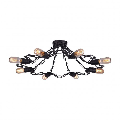 потолочная люстра arte lamp a9344pl-8bk в Сыктывкаре
