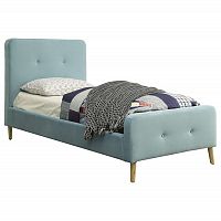 кровать button tufted flannelette blue 120х200 в Сыктывкаре