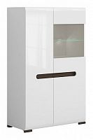 шкаф-витрина для посуды black red white ацтека reg1w1d/14/9 в Сыктывкаре