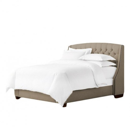 кровать hugo 90х200 велюр коричнево-серый р в Сыктывкаре