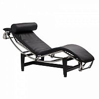 шезлонг chaise longue lc4 черный в Сыктывкаре