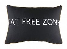 подушка с надписью cat free zone в Сыктывкаре