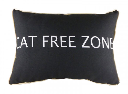 подушка с надписью cat free zone в Сыктывкаре