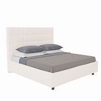кровать подростковая с мягкой спинкой 140х200 серая shining modern в Сыктывкаре