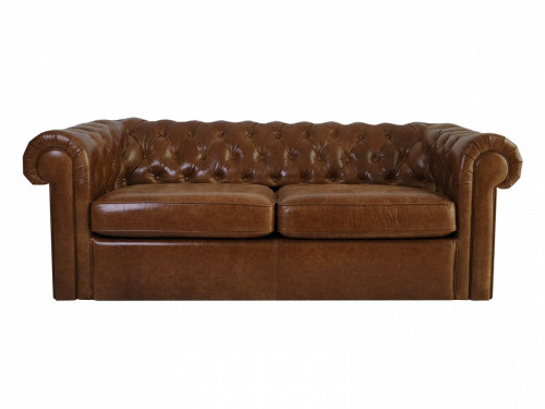 диван chesterfield прямой коричневый в Сыктывкаре