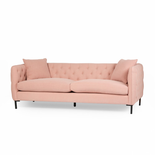 диван masen sofa прямой розовый в Сыктывкаре