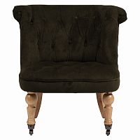 кресло amelie french country chair серо-коричневое в Сыктывкаре