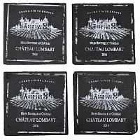 подставки под стакан квадратные сланец (набор шт) comptoir de famille в Сыктывкаре