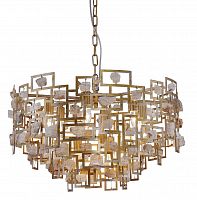 подвесная люстра crystal lux diego sp9 d600 gold в Сыктывкаре