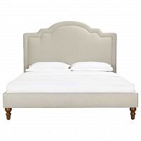 кровать двуспальная 160х200 бежевая cassis upholstered в Сыктывкаре
