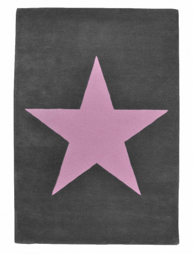 ковер wool star темно-серый-розовый в Сыктывкаре