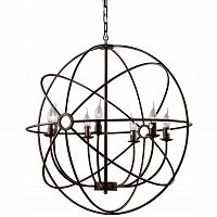 люстра foucault's orb crystal nude коричневая в Сыктывкаре