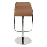 барный стул lem style piston stool коричневая кожа в Сыктывкаре