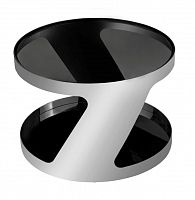 столик журнальный free spirit black silver хром в Сыктывкаре
